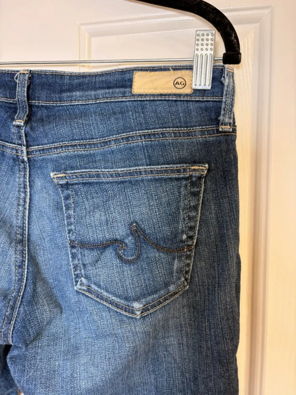 AG Adriano Goldschmied The Stevie Ankle Slim Straight Jeans Size 26R